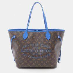 Pre Owned Louis Vuitton Neverfull MM Brown Monogram Canvas Tote Bag