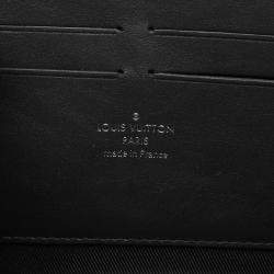 Pre Owned Louis Vuitton Soft Trunk Wallet Black Monogram Leather Shoulder Bag