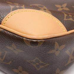 Pre Owned Louis Vuitton Odeon NM PM Brown Monogram Canvas Leather Shoulder Bag