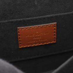 Pre Owned Louis Vuitton Dauphine Mini Monogram Reverse Canvas Leather Shoulder Bag