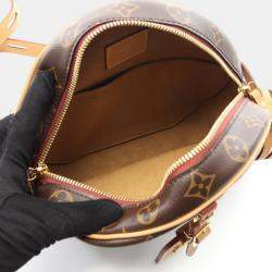 Pre Owned Louis Vuitton Boite Chapeau Souple MM Brown Monogram Canvas Shoulder Bag