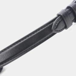 مملوكة مسبقًا حقيبة لوي فيتون بون 9 جلد أسود عبر الجسم للكتف