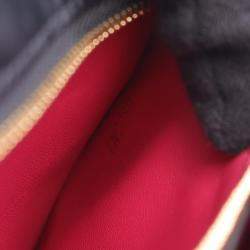 مملوكة مسبقًا حقيبة لوي فيتون بون 9 جلد أسود عبر الجسم للكتف