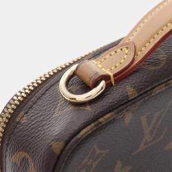 Pre Owned Louis Vuitton Utility Brown Monogram Canvas Crossbody Shoulder Handbag