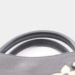 Pre Owned Louis Vuitton Montaigne BB Beige/Black Monogram Empreinte Shoulder Handbag