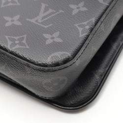 Pre Owned حقيبة لوي فيتون تريو رسول مونوغرام إكليبس أسود/رمادي