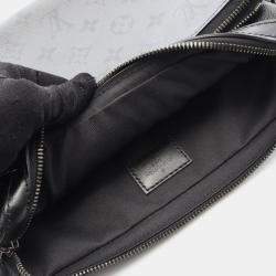 Pre Owned حقيبة لوي فيتون تريو رسول مونوغرام إكليبس أسود/رمادي