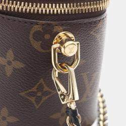 Pre Owned Louis Vuitton Vanity NV PM Brown Monogram Reverse Canvas Shoulder Handbag