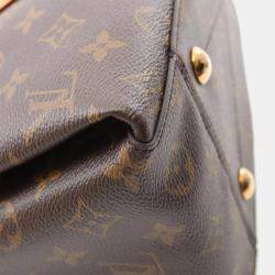 Pre Owned Louis Vuitton Soufflot MM Brown Monogram Canvas Shoulder Handbag