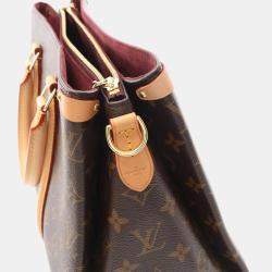 Pre Owned Louis Vuitton Soufflot MM Brown Monogram Canvas Shoulder Handbag