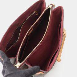 Pre Owned Louis Vuitton Soufflot MM Brown Monogram Canvas Shoulder Handbag