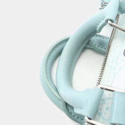 Pre Owned Louis Vuitton Aquagarden Keepall Bandouliere 25 Blue Monogram Canvas Shoulder Bag