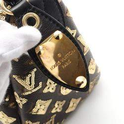 Pre Owned Louis Vuitton Speedy 30 Monogram Eclipse Canvas Leather Handbag