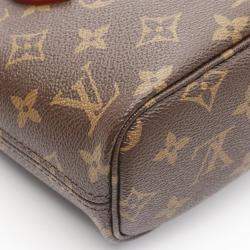 Pre Owned Louis Vuitton Neverfull BB Monogram Canvas Brown/Beige Shoulder Handbag
