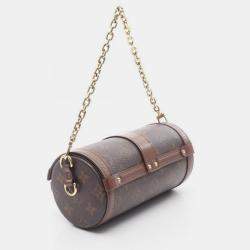 Pre Owned Louis Vuitton Papillon Trunk Monogram Brown Shoulder Bag