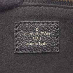 Pre Owned Louis Vuitton Petit Palais PM Bicolor Black Monogram Empreinte Leather Shoulder Bag