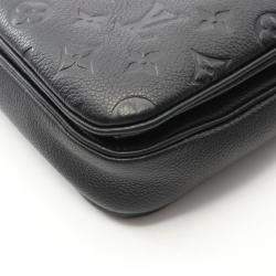 Pre Owned Louis Vuitton Pochette Métis MM Monogram Empreinte Noir Handbag
