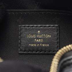 Pre Owned Louis Vuitton Papillon BB Black Leather Handbag