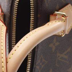 Pre Owned Louis Vuitton Speedy Bandoulière 20 Monogram Brown Shoulder Handbag