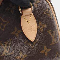 Pre Owned Louis Vuitton Speedy Bandoulière 20 Monogram Brown Shoulder Handbag