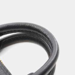 Pre Owned Louis Vuitton Nano Speedy Studs Monogram Empreinte Black Shoulder Handbag