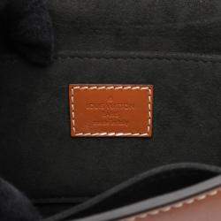 Pre Owned Louis Vuitton Sac Biface Brown Monogram Canvas Leather Shoulder Bag