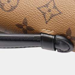 Pre Owned Louis Vuitton Pochette Metis MM Brown Monogram Reverse Shoulder Bag