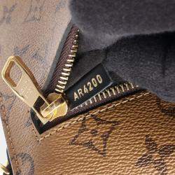 Pre Owned Louis Vuitton Pochette Metis MM Brown Monogram Reverse Shoulder Bag