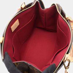 Pre Owned Louis Vuitton Petit Palais PM Brown Monogram Shoulder Bag