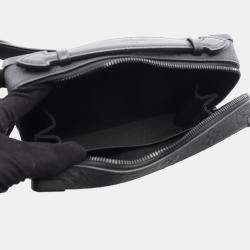 Pre Owned Louis Vuitton Steering Wheel Soft Trunk Black Monogram Taurillon Shoulder Bag
