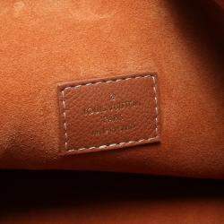 Pre Owned Louis Vuitton Low Key MM Cognac Brown Leather Hobo