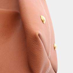 Pre Owned Louis Vuitton Low Key MM Cognac Brown Leather Hobo