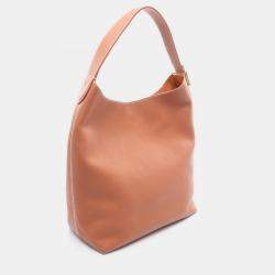 Pre Owned Louis Vuitton Low Key MM Cognac Brown Leather Hobo