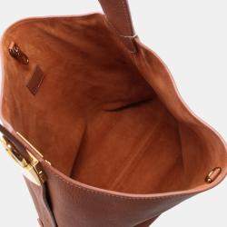 Pre Owned Louis Vuitton Low Key MM Cognac Brown Leather Hobo