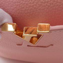 Pre Owned Louis Vuitton Capucines BB Pink Taurillon Leather Shoulder Bag