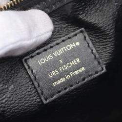Pre Owned Louis Vuitton X UF Keepall Bandoulière 45 Black/Red Shoulder Bag