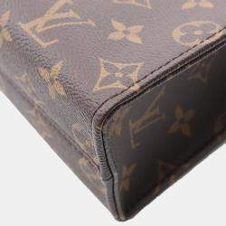 Pre Owned Louis Vuitton Onthego BB Takeshi Murakami Brown Monogram Canvas Tote Bag