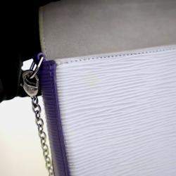 Pre Owned Louis Vuitton Felicie Pochette Yellow,Blue,Purple Epi Leather Shoulder Bag