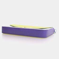 Pre Owned Louis Vuitton Felicie Pochette Yellow,Blue,Purple Epi Leather Shoulder Bag