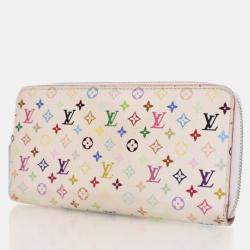 Pre Owned Louis Vuitton Zippy Monogram Multicolor Canvas Wallet