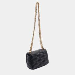 Pre Owned Louis Vuitton Pico GO-14 Black Leather Shoulder Bag