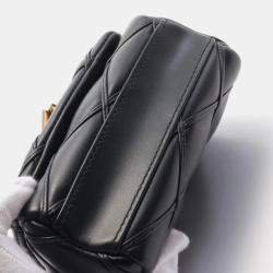 Pre Owned Louis Vuitton Pico GO-14 Black Leather Shoulder Bag