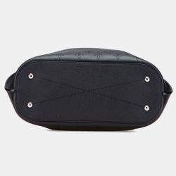 Pre Owned Louis Vuitton Black Monogram Mahina Girolata