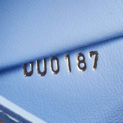 Pre Owned حقيبة لوي فيتون فان جوخ سبييدي 30 جلد ماسترز زرقاء بالتعاون مع جيف كونز