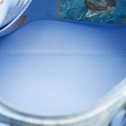 Pre Owned حق يبة لوي فيتون فان جوخ سبييدي 30 جلد ماسترز زرقاء بالتعاون مع جيف كونز