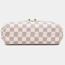 Pre Owned Louis Vuitton White Damier Azur Croisette