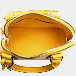 Pre Owned Louis Vuitton Yellow Epi Alma BB