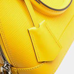Pre Owned Louis Vuitton Yellow Epi Alma BB