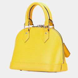Pre Owned Louis Vuitton Yellow Epi Alma BB
