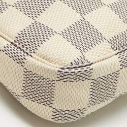 مملوكة مسبقًا حقيبة يد صغيرة لوي فيتون داميير آزور كانفاس أكسيسوار